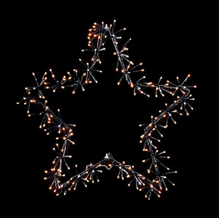 Premier 60cm Twinkling Starburst Black Star - image 1