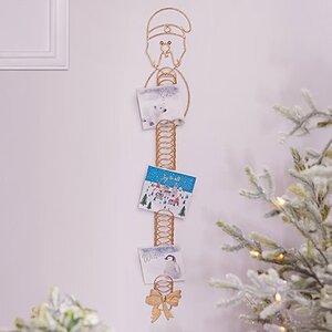 Premier 79cm Gold Metal Wall Card Holders - image 2