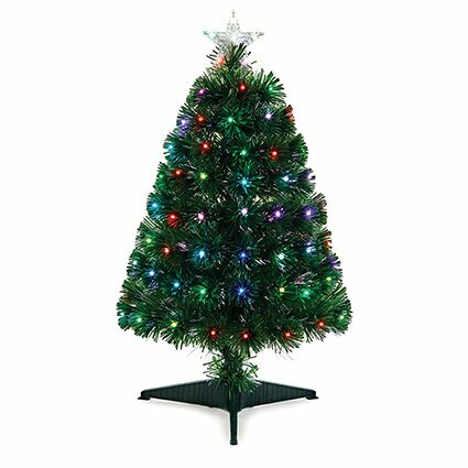 Premier 80cm Colour Changing Fibre Optic Tree