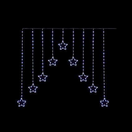 Premier Curtain Star Lights 258 White LEDs