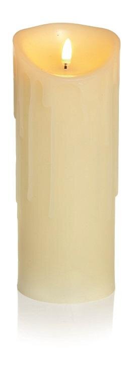 Premier Flickabrights Melted Candle 23cm x 9 cm - Cream - image 1