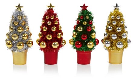 Premier Mini Tinsel Tree 21cm - image 2