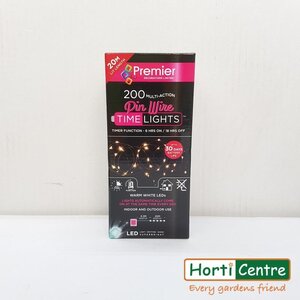 Premier Multi-Action Battery Operated MicroBrights 200 Lights - Warm White