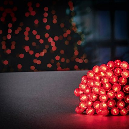 Premier Pearl Berry Multi-Action Battery Lights - 100 Red - image 2