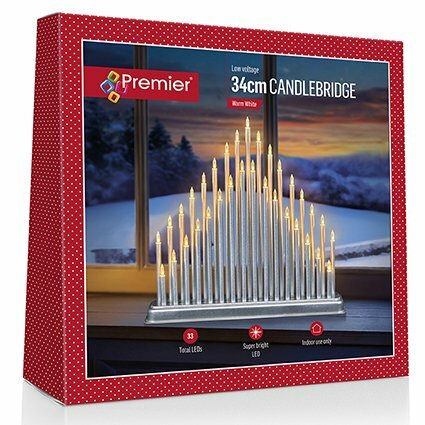 Premier Silver Candlebridge 34cm 33 Bulb - image 1
