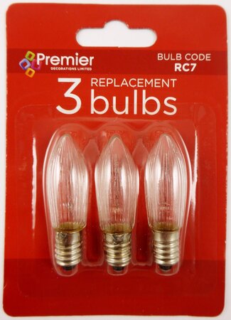 Premier Spare Bulb Screw Clear RC7