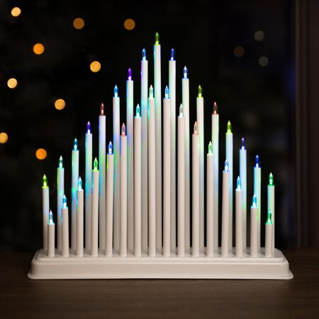 Premier White CandleBridge 34cm 33 Bulb