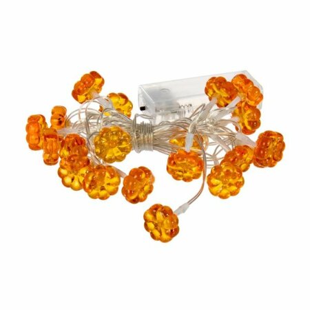 Pumpkin String Lights - 20 Battery Powered Autumnal Lights - image 2