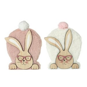 Rabbits in Glasses Decoration
