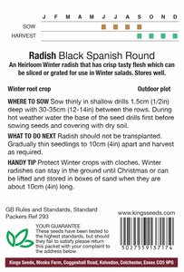 Rasdish - Black Spanish Round - Kings Seeds - image 2