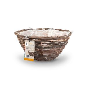 Rattan Hanging Basket 12" Round