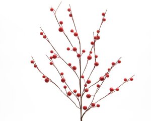 Red Berry 55cm Artificial Tree Stem