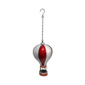 Red & White Solar LED Balloon - Small