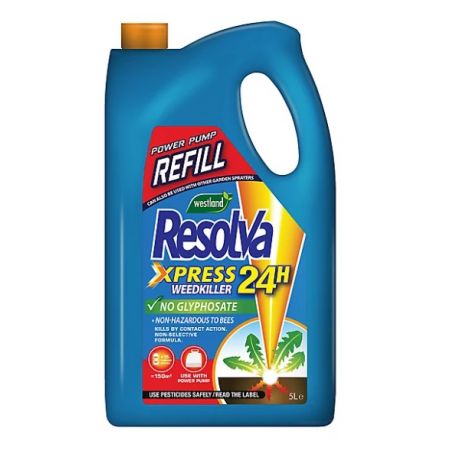 Resolva Express 24hr No Glyphosate Weedkiller Refill 5L
