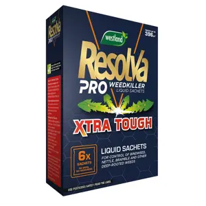 Resolva Pro Weedkiller Xtra Tough 6x100ml Sachets