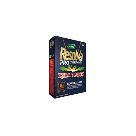 Resolva Pro Weedkiller Xtra Tough 6x100ml Sachets