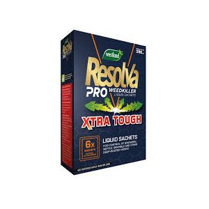 Resolva Pro Weedkiller Xtra Tough 6x100ml Sachets