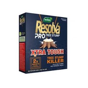 Resolva Pro Weedkiller Xtra Tough Tree Stump 2x100ml Sachets