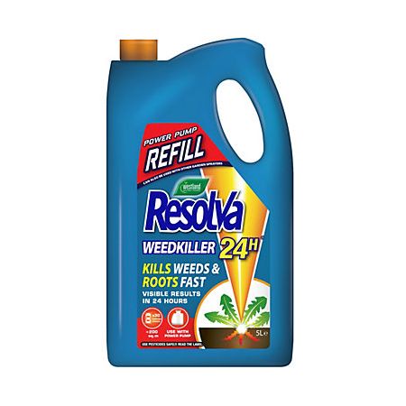 Resolva Weedkiller 24H Refill Bottle 5L