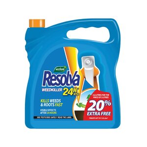 Resolva Weedkiller Rtu 24Hr Action 3L Plus 20% Free
