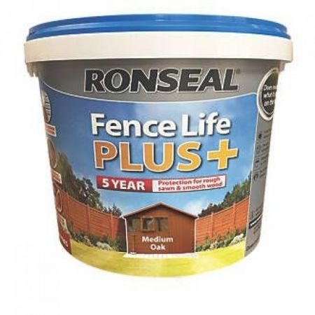 Ronseal Fence Life Plus Medium Oak 5L