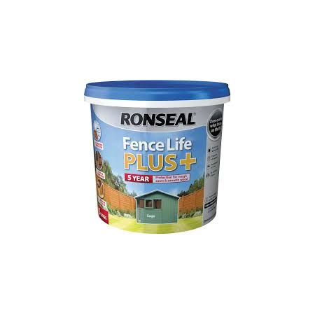 Ronseal Fence Life Plus Sage 5L