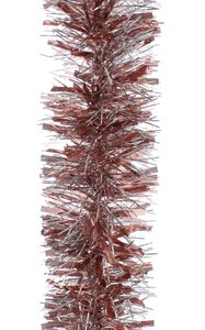 Rose Gold/Silver Chunky Tinsel 200cm x 10cm