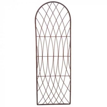 Rot-Proof Faux Willow Trellis Rounded 1.2m x 0.45cm - Natural