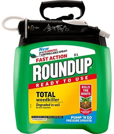 Roundup Fast Action Pump N Go Weedkiller 5L