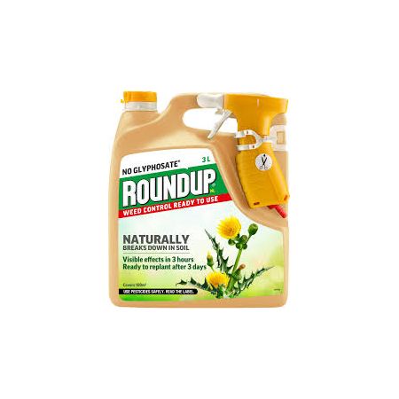 Roundup Natural Weed Control 3 Litre Ready To Use
