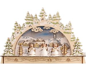 Schulte Wooden Light Arch 30cm - 3 Angels