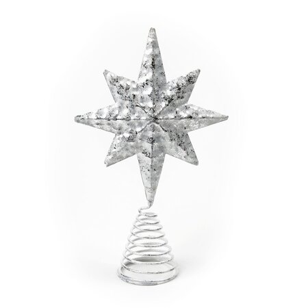 Silver Metal Tree Topper
