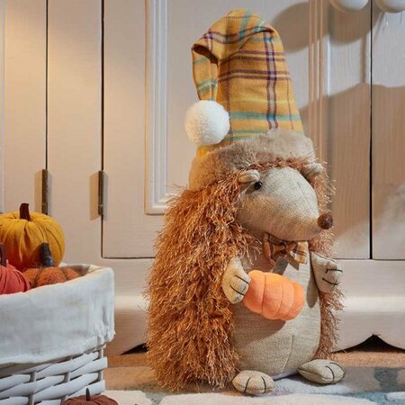 Sleepy Hog Plush Autumnal Decoration - image 2