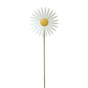 Small Metal Daisy Spinner Stake