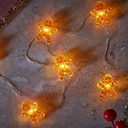 Smart 20 Gingerbread String Lights