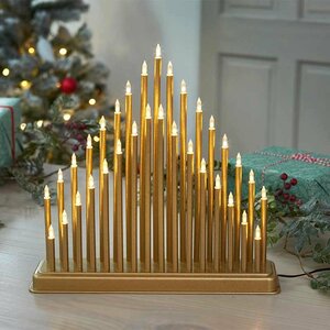 Smart 33 LED CandleBridge - Gold