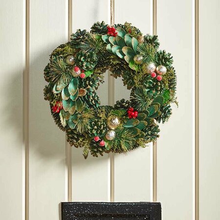 Smart BaublePine Wreath - 36cm - image 1