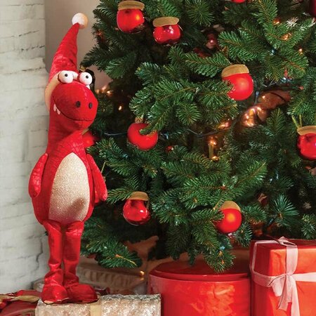 Smart Festive Dino - Standing Red