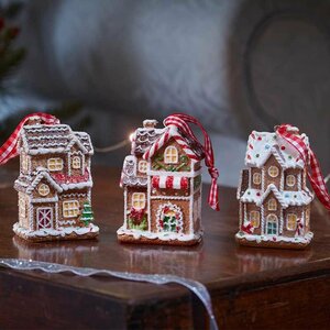 Smart Gingerbread TownHouse Pendant (Assorted)