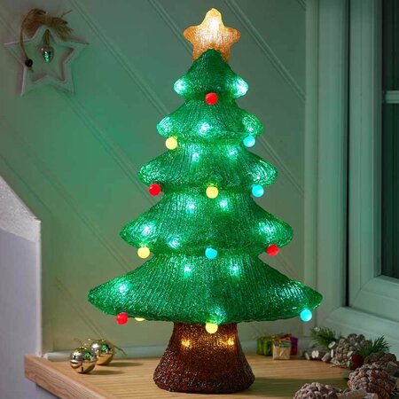 Smart InLit Ice Bauble Tree