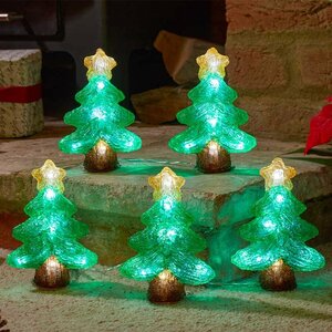 Smart InLit Ice Trees - Set of 5