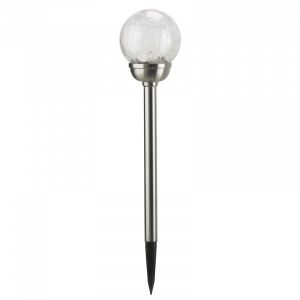 Smart Majestic Crackle Globe Stake Light - image 1