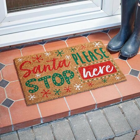 Smart Santa Stop! - 40 x 60c Doormat