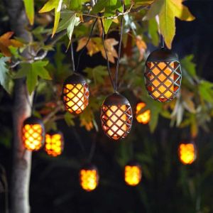 Smart Solar - 10 Cool Flame Solar String Lights