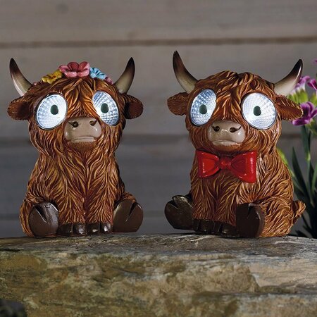 Smart Solar Bright Eye Highlander Cow - image 1