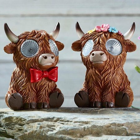 Smart Solar Bright Eye Highlander Cow - image 2