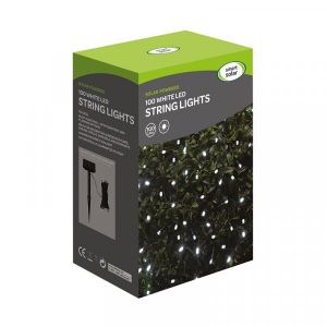 Smart Solar Strings - 100 Cool White Leds