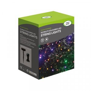 Smart Solar Strings - 50 Multi-Coloured Leds