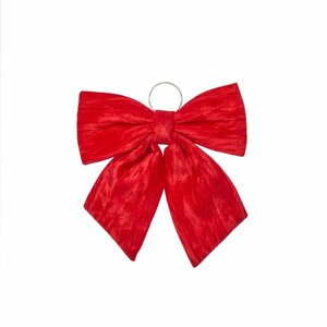 Smart Velvet Bow - Ruby 22cm