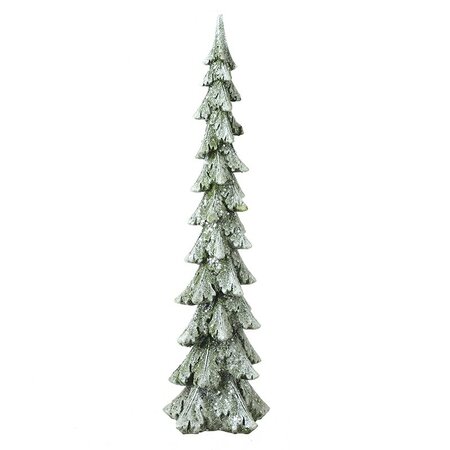 Snowy Green Tree